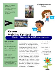 Trinity Green Writing Contest